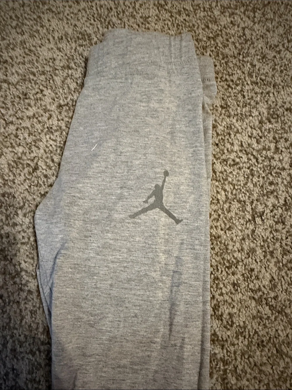 Jordan Kids Heather Gray Leggings with Jumpman